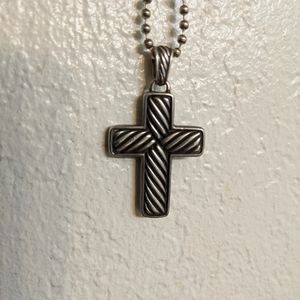 David Yurman cross pendant